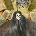 thumbnail image 6 of Zatoumnr Ghost Festival Skull Head Cloth Small Hanging Ghost Halloween Ghost House Room Decoration Props Scene Layout Hanging Door Hanging Decoration Fall Holiday Supplies Decor, 6 of 8
