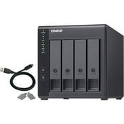 QNAP TR-004-US 4 Bay Type-C Direct Attached Storage DAS Expansion with Hardware RAID (Diskless)