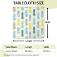 thumbnail image 2 of Tablecloth Pineapple Lover Theme Tropical Fruit Pattern Hawaiian Summer Yellow Print for Fresh and Fun Decor, 2 of 6