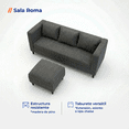 thumbnail image 3 of LASE Muebles Sala Roma Sofá con Otomán Adaptable con Cojines Oxford, 3 of 6