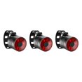 thumbnail image 3 of relayinert Headlight Bike Head Light Front Rear Lamps Warning Lamp Red 27.5x26mm 3Set, 3 of 6