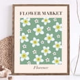 thumbnail image 2 of Flower Prints Wall Art,Flower Market Print,Flower Shop Sign,Florist Gift,Flower Home Decor,Painting art,restaurant wall decoration ideas,frameless 12x16inch, 2 of 4