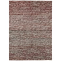 Addison Rugs Indoor/ Outdoor Marston Dynamic Transitional Striped Washable Area Rug 10' x 14' - Burgundy