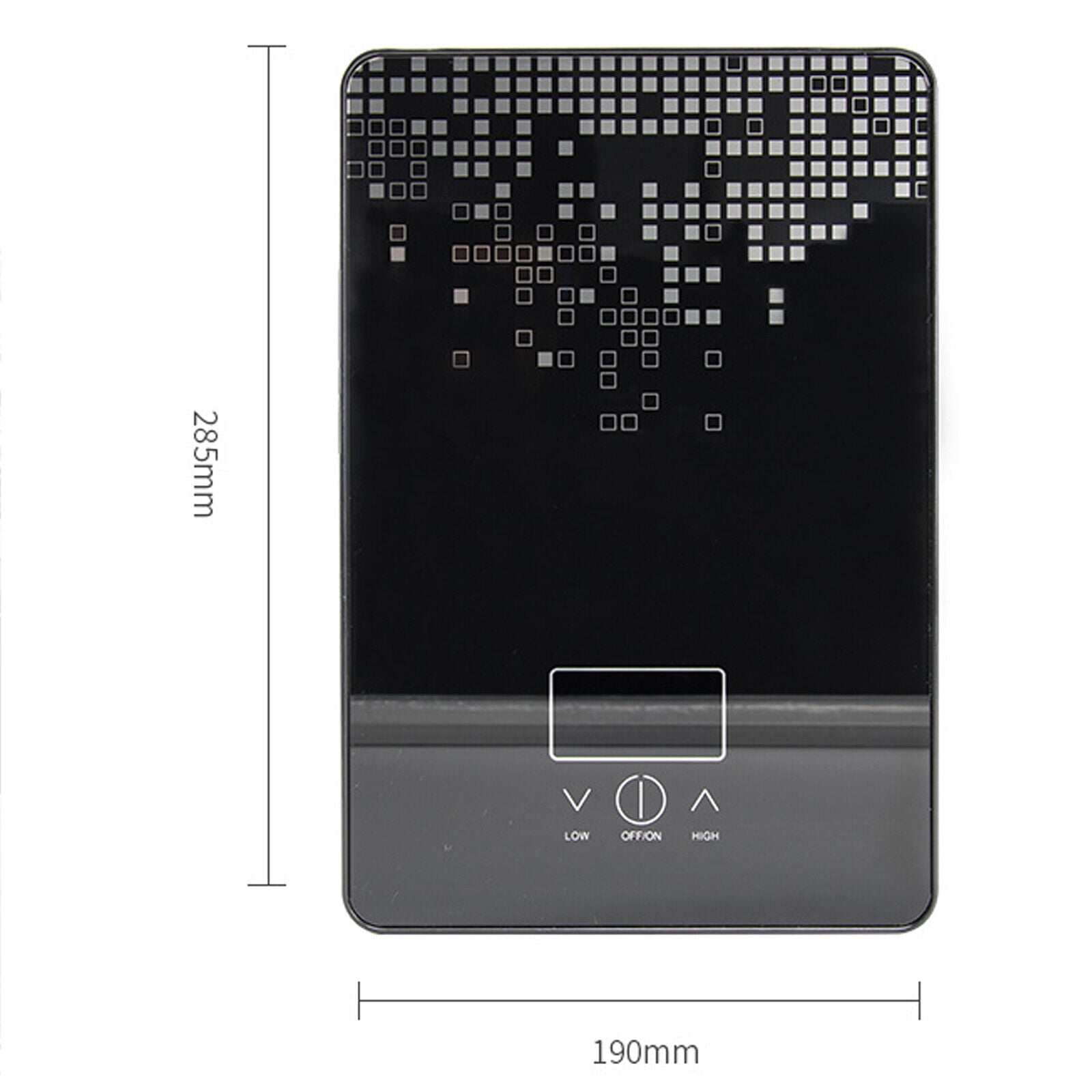 220V 6500W Instant Electric Tankless Hot Water Heater Whole House Use Black