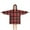 Red And Black, variant on Red Christmas Deer and Tree Pattern Blanket Hoodies for Kids 6-13YR Oversize Wearable Blanket Hoodies for Boys Girls Teens