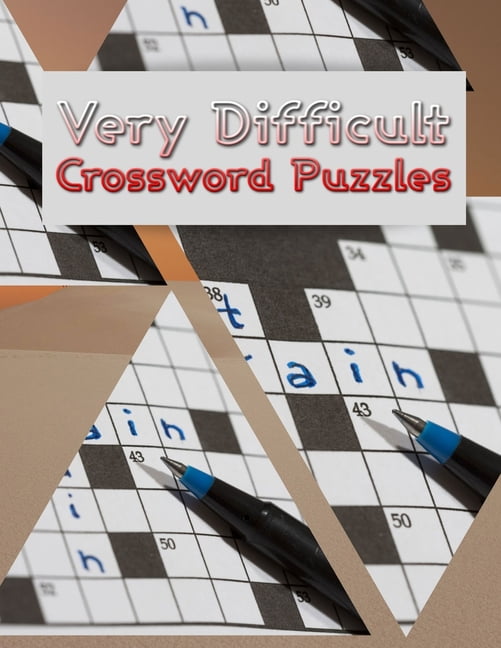 Very Difficult Crossword Puzzles Word Search and Crossword Puzzle Books, Classic Crisscross