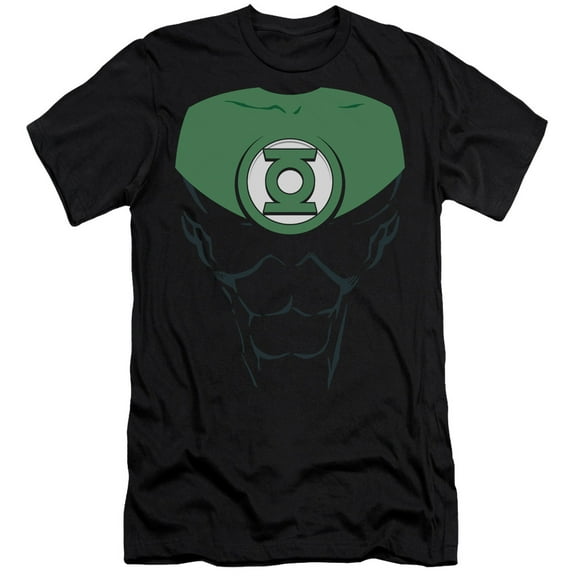 Green Lantern Men's  Jon Stewart Slim Fit T-shirt Black