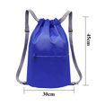 thumbnail image 2 of Bolsas De Deporte Bolsas deportivas con cordón Mochila cómoda para exteriores Ciclismo al aire libre (azul real) Ehuebsd Para Estrenar, 2 of 7