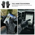 thumbnail image 3 of OZERO Mens Winter Gloves Nappa Leather Warm Wool Touchscreen Dress Glove - Thermal Gifts for Dad or Husband, 3 of 9