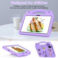 thumbnail image 3 of Dteck for Onn 10.1 Tablet Case (2024) Model#100135925, Child-Proof Handle Grip Holder EVA Shockproof Kids Case Cover with Kickstand for Walmart Onn Tablet Case 10.1 inch (Gen 4),Purple, 3 of 7