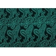 thumbnail image 4 of BEST TUXEDO Men's Formal, Prom, Wedding, Homecoming, Tuxedo Vest, Bow-Tie & Hankie Set in Jade Paisley - 4XL, 4 of 4
