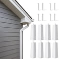 thumbnail image 4 of 8 Pcs Aluminum Siding Corners, Smooth Metal Siding Panels Trim Nails, 4 of 7
