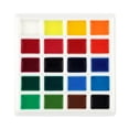 thumbnail image 2 of Creative Mark English Glazed Porcelain Palette , Sturdy Construction with 20 Deep Paint Wells for Color Mixing, Palette for Watercolor, Gouache & Oil Paints for Artists, Professionals, Students, 2 of 7