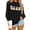 Black, variant on Halloween for Women Goose Graphic Halloween Sweatshirt Ghost Long Sleeve Shirts Graphic Tees Fall Spooky Pullover Tops Grey XXL