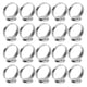 thumbnail image 1 of 20 piezas Base de anillo plano ajustable de acero inoxidable semiacabado accesorios de joyería DIY 12mm, 1 of 5
