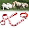 thumbnail image 5 of CIMAXIC Christmas Pattern Dog Leash Multiple-Use Long Polyester Training Lead Leash Durable Heavy Duty Friction Reducing Rope Lead and Collar for Walking Running Training Size S Random Style, 5 of 5