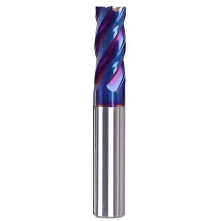 Gamvdout 4 Flutes HRC65 Carbide End Mill CNC Cutting Tools Alloy Carbide Milling EndMills Tungsten Steel Milling Cutter Square Router Bit