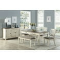 thumbnail image 5 of Lexicon Granby Pine Wood Dining Room Side Chair in Antique White (Set of 2), 5 of 5