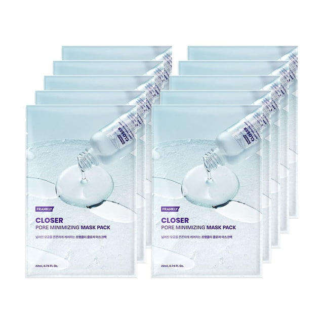 Mascarilla en láminas FRANKLY Closer Minimizing con colágeno 220 ml x 10