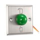 thumbnail image 1 of Botón de liberación de puerta de 12V, botón verde esférico para salir, 86x86, 1 of 4