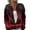 Coffee, variant on Women's Fashion Christmas Printed Long Sleeve Knitted Cardigan Button Down Jacket for Holiday Casual Wear and Women's Outerwear with Festive Design,Deep Red,4XL