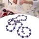 thumbnail image 5 of Diy rhinestone chain Flower Rhinestone Chain 15cm Wide 1 Yards Colours Lovely Sun Flower Rhinestone Chain for DIY Jewelry Making CraftsDark Blue ANGGREK Otros, 5 of 8