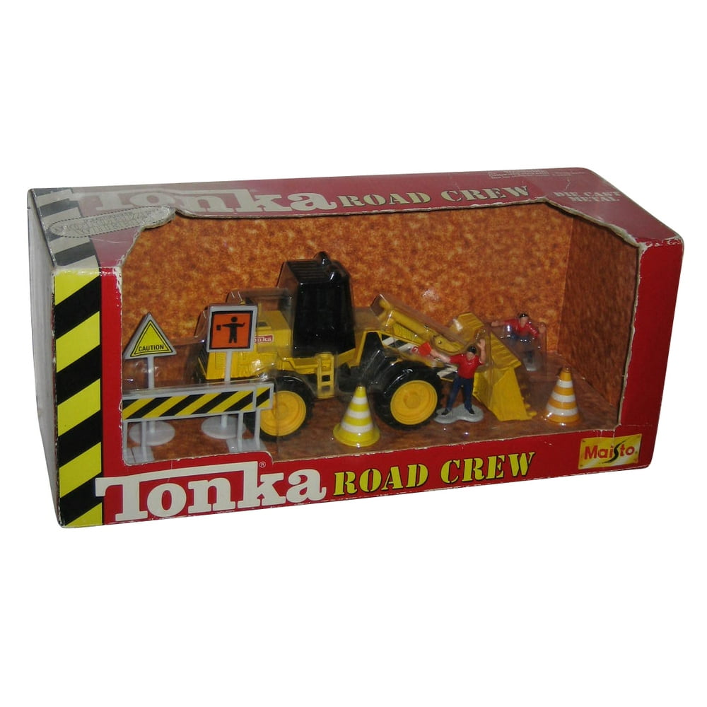 Tonka Road Crew Maisto (1999) Die Cast Construction Bulldozer Toy