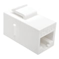 thumbnail image 2 of Tripp Lite Cat6a Straight Through Modular In Line Snap In Coupler Rj45 F/f - Network Coupler - Taa Compliant - Rj-45 (f) To Rj-45 (f) - Cat 6a - White, 2 of 2