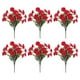 thumbnail image 2 of HWRETIE - 6 flores artificiales para exteriores,simulación realista de gloria de la mañana,flores artificiales duraderas para decoración de jardín y hogar, 2 of 5
