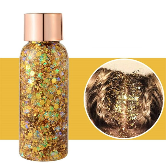 SIfdSeng Body Glitter Gel Face Glitters Body Gel Sequins Liquid Eyeshadow Glitter for Face Hair Nails Cosmetic Powder Festival Glitter Makeup Eye Shadows for Older Women