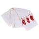 thumbnail image 4 of EeaseMX Toalla facial bordada navideña, exquisita toalla de limpieza facial, regalo creativo de Navidad para el hogar (patrón de calcetín navideño)., 4 of 7