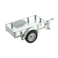 thumbnail image 1 of Remolque de orugas RC, accesorios de repuesto, bricolaje, modificado, actualización, desmontable con enganche, remolque de viaje para RC 1/12 1/18 C Plata, 1 of 8
