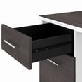 thumbnail image 5 of Bush Furniture Somerset 72" Sit to Stand L Desk, Storm Gray and White, 5 of 7