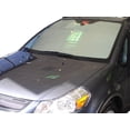 thumbnail image 2 of HeatShield, The Original Windshield Sun Shade, Custom-Fit for Suzuki SX4 Hatchback (5D) 2007, 2008, 2009, 2010, 2011, 2012, 2013, Silver Series, 2 of 4