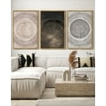 thumbnail image 4 of SHENIFY Vintage Wood Tree Rings Wall Art 16x24in3pcs Natural Framed Farmhouse Rustic Canvas Paintings Living Room Bedroom Decor Nature Artwork, 4 of 5