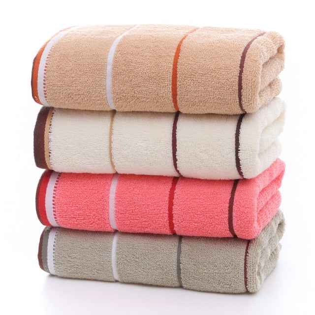 Qrity Juego de 4 toallas de mano pequeñas de algodón, toalla para cocina, paños de cocina, lavables a máquina (34*74CM)