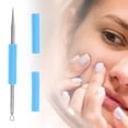 thumbnail image 4 of Unique Bargains 1 Pc Portable Double-headed Pimple Extractor Blue, 4 of 7