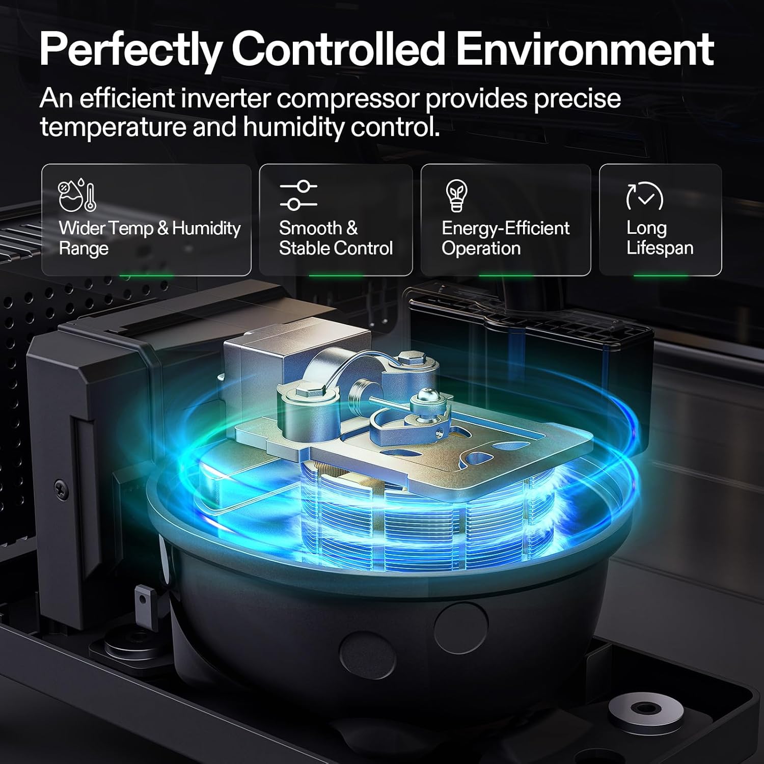 VIVOSUN Smart Post-Harvest Box, Drying Machine with Temperature Humidity Control System, Storage Container Auto-Dryer Cabinet with Remote APP Control, Custom Programs