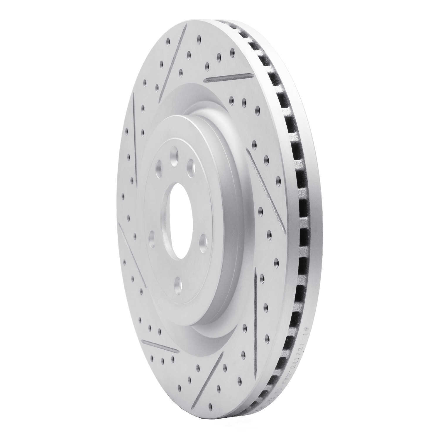 Dynamic Friction Company 830-54266L DFC Geoperformance Rotor - Drilled and Slotted