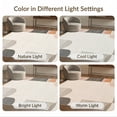 thumbnail image 7 of ODIKA Modern Neutral Abstract With Minimalist Interlocking Border Accents Stain Resistant Low Profile for Dorm Room, Small Living Apartment, 7 of 7
