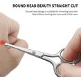 thumbnail image 3 of Nose Hair Scissors,eyebrow Scissors , Stainless Steel Small Scissors Round Tip Design, Barber Hair Cutting Scissors, Sharp Shears Beard & Mustache, S, 3 of 5