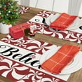 thumbnail image 5 of Christmas Peppermint Candy Placemats Set of 4, Xmas Believe Dining Place Mats Table Decor, Winter Funny Holiday Home Kitchen Decoration 12 x 18 Inch, 5 of 6