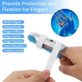 thumbnail image 5 of EcoNesxp Set of 3 Finger Bracket Joint Stabilizer with Soft Foam and Ventilation Holes for Fractured Finger Correction Arthritis Finger Joint Fixation Finger Splint Set of 3 Finger Bracket Joint Stab, 5 of 5
