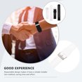 thumbnail image 4 of 2Pcs Silicone Strap Smartwatch Watch Band Decorative Watch Strap Replaceable Watchband, 4 of 8