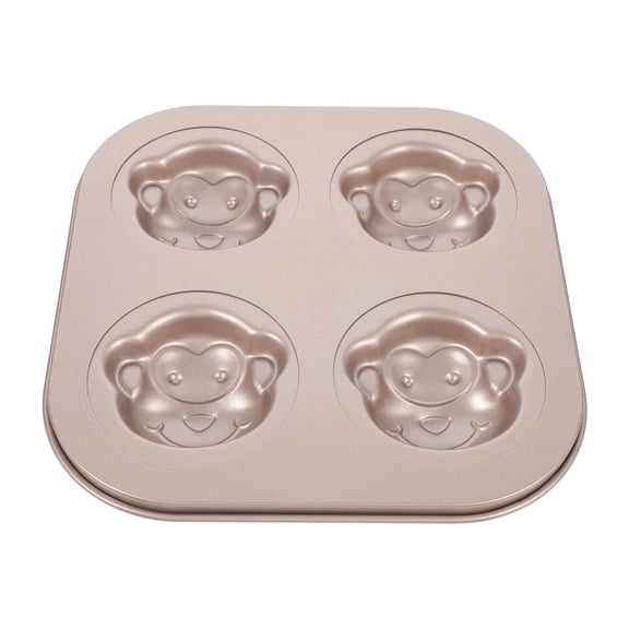 Soimiss Carbon Steel Mold for Baking Monkey Shape Cake Pan with Food Grade Non Stick Coating