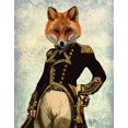 thumbnail image 2 of Fab Funky 20x24 Gold Ornate Wood Framed with Double Matting Museum Art Print Titled - Admiral Fox Full, 2 of 4