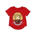 thumbnail image 4 of Harry Potter Youth Girls' Hermione Granger Chibi Tunic T-Shirt, 4 of 5