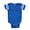 Royal Blue, variant on CafePress - Wait What - Cute Infant Baby Football Bodysuit
