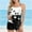Tankini U, variant on HAOTAGS Women's 3 Piece Tankini Swimsuits with Shorts, Floral Print Swim Tank Tops with Sports Bra and Boyshorts Bathing Suits Multicolor Size M