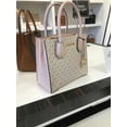 thumbnail image 2 of MICHAEL KORS Mercer 35S1GM9M2B Medium Logo and Leather Accordion Crossbody Bag In Powder Blush Multi, 2 of 3